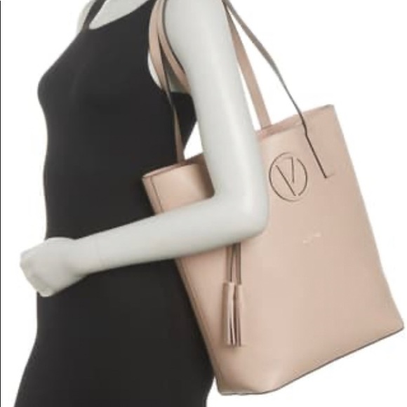 Authentic VALENTINO By Mario leather tote and flap wallet set - Picture 13 of 16